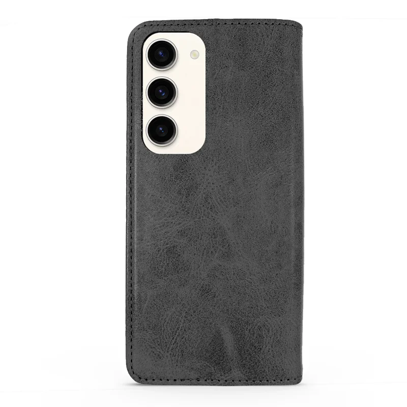 Capa Livro com Porta-Cartões Apokin para Samsung Galaxy S23 Plus em Pele Sintética Azul - Imagem 4