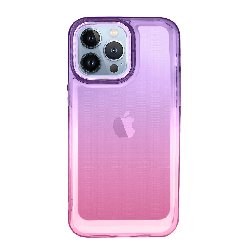 Capa Apokin Space Case em Degradé para iPhone 12 Pro Max Roxo com Azul - Imagem 6
