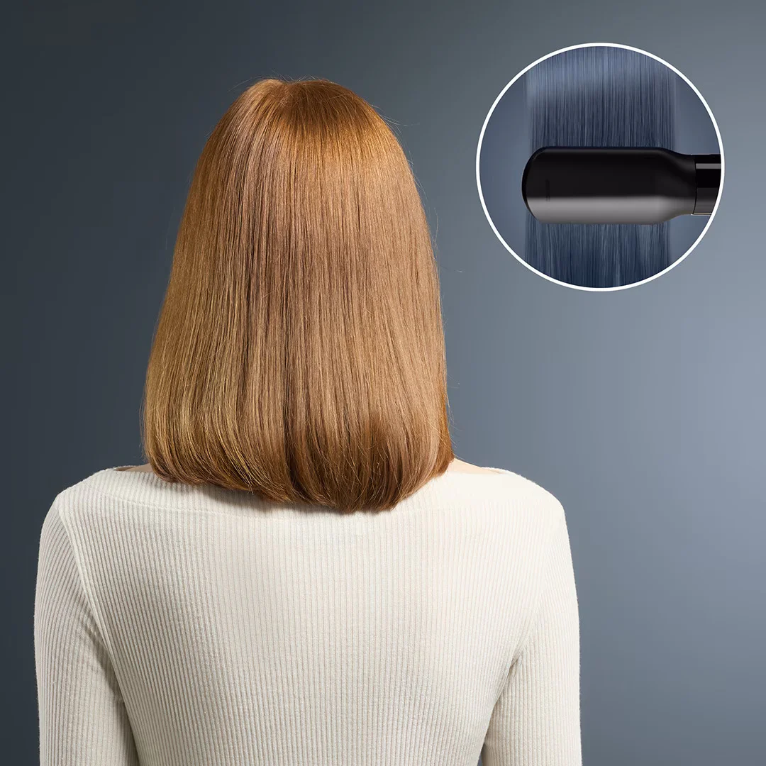 Escova Modeladora de Ar Rowenta Air Shape UB9820E0 Iónica com 4 Acessórios Preto e Cobre - Imagem 7