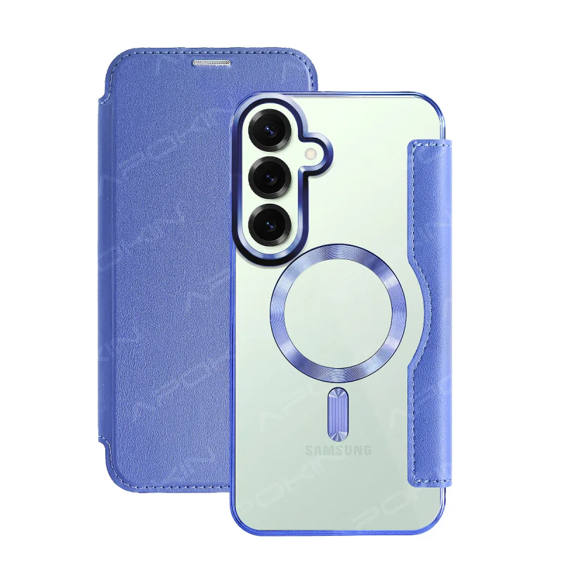 Capa Apokin Mocome Cromada com MagSafe para Samsung Galaxy S25 Plus Variedade de cores - Imagem 3