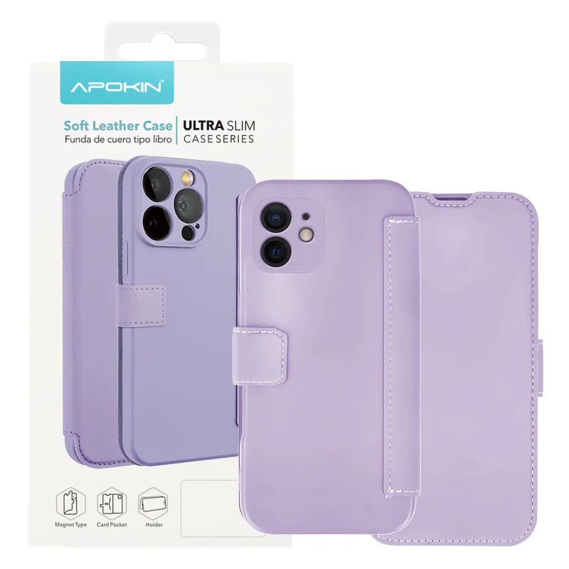 Capa de Silicone Suave Apokin para iPhone 12 Pro Azul - Imagem 2
