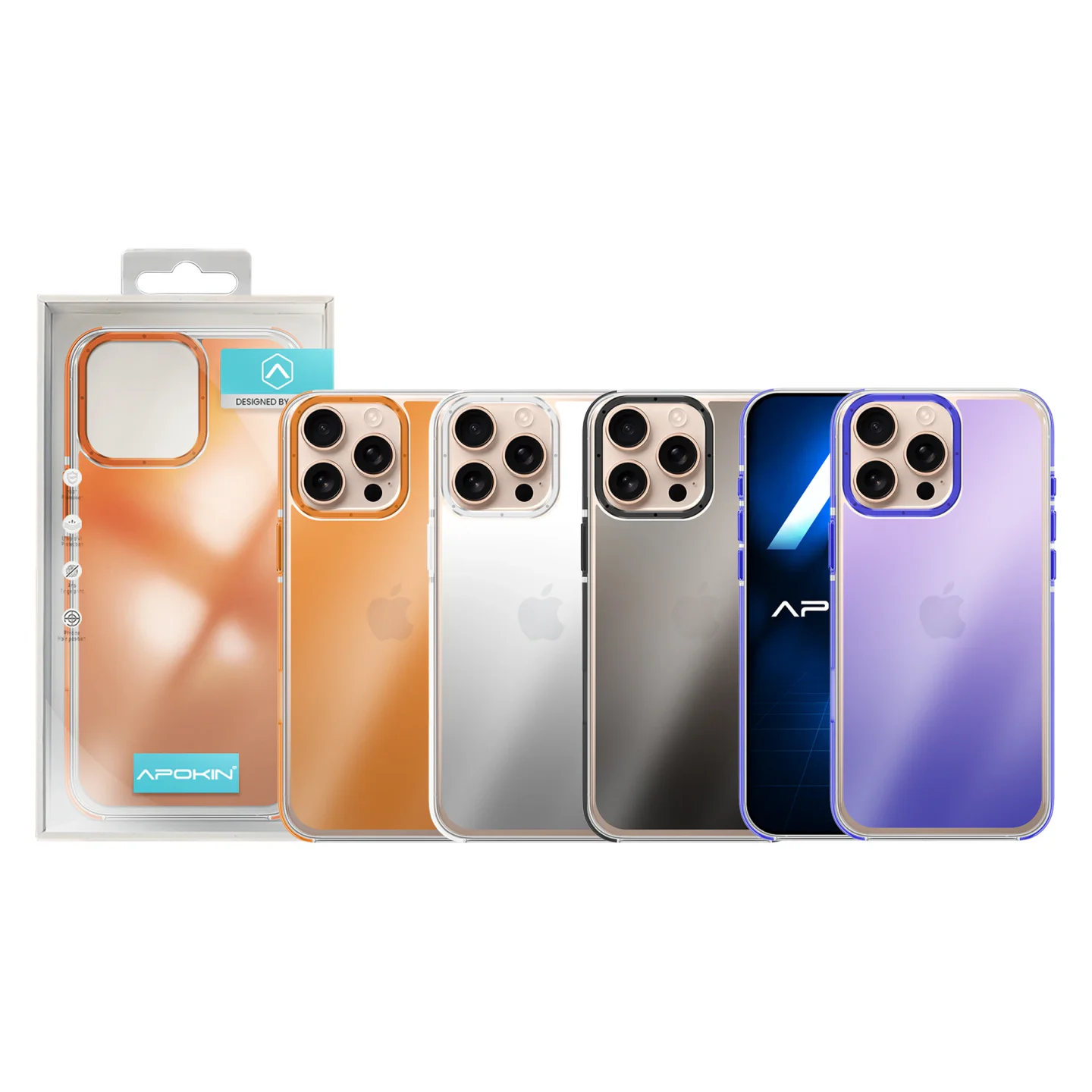 Capa Camaleão Apokin para iPhone 15 Pro Max - Imagem 1