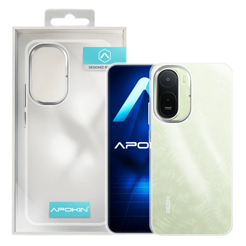 Capa Acrílica Apokin para Xiaomi Redmi A7 Transparente Branco - Imagem 3
