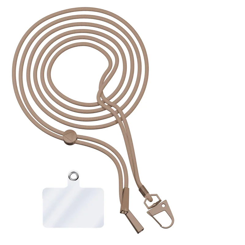 Cordão V2 com Adaptador Universal Apokin para Telemóvel Castanho Claro - Imagem 1