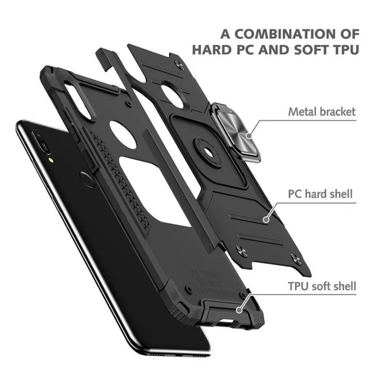 Capa Apokin para iPhone 14 Plus Armor Anti-Choque com Íman e Anel 360 - Imagem 3