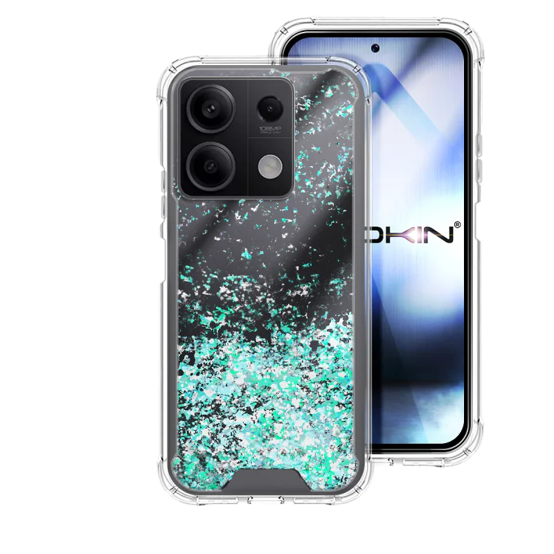 Capa Apokin para Xiaomi Redmi Note 13 5G Gel Acrílico com Glitter Variedade de cores - Imagem 4