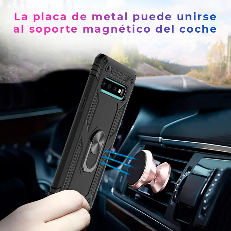 Capa Apokin para iPhone 6, 7 e 8 Plus Antichoque em Alumínio com Anel Magnético 360 Graus Prata - Imagem 3