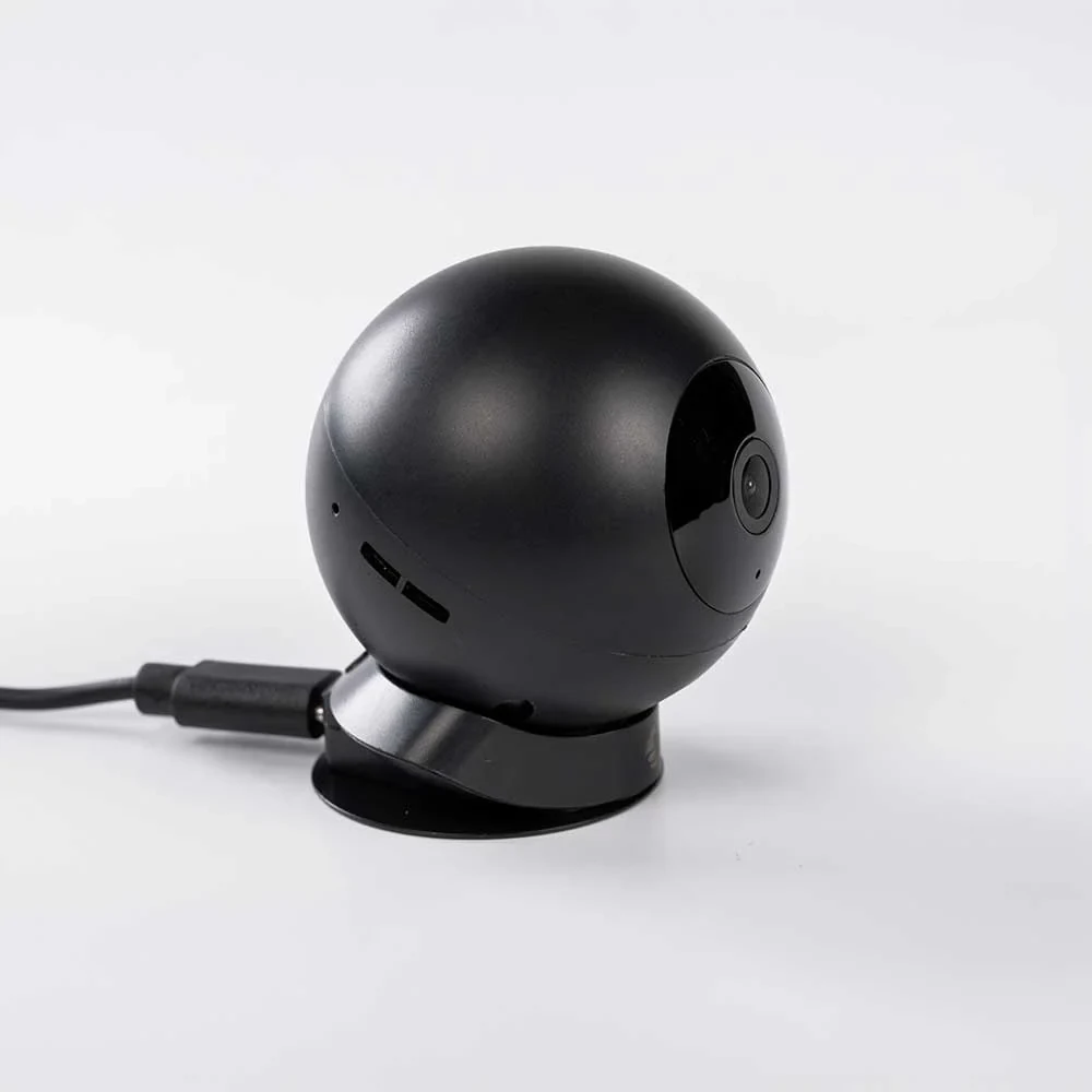 Câmara de Vigilância Wi-Fi Shelly Camera Full HD 1080p com Visão Noturna, Áudio Bidirecional e Deteção de Movimento Preto - Imagem 3