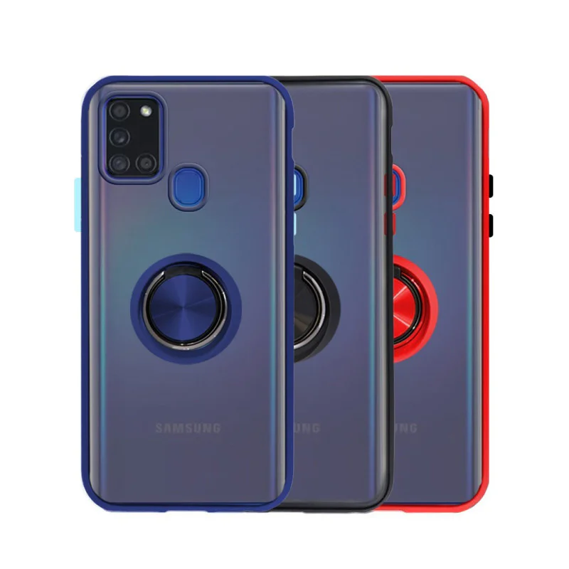 Capa Apokin para Samsung Galaxy A21 Gel Fumado com Íman e Suporte Variedade de cores