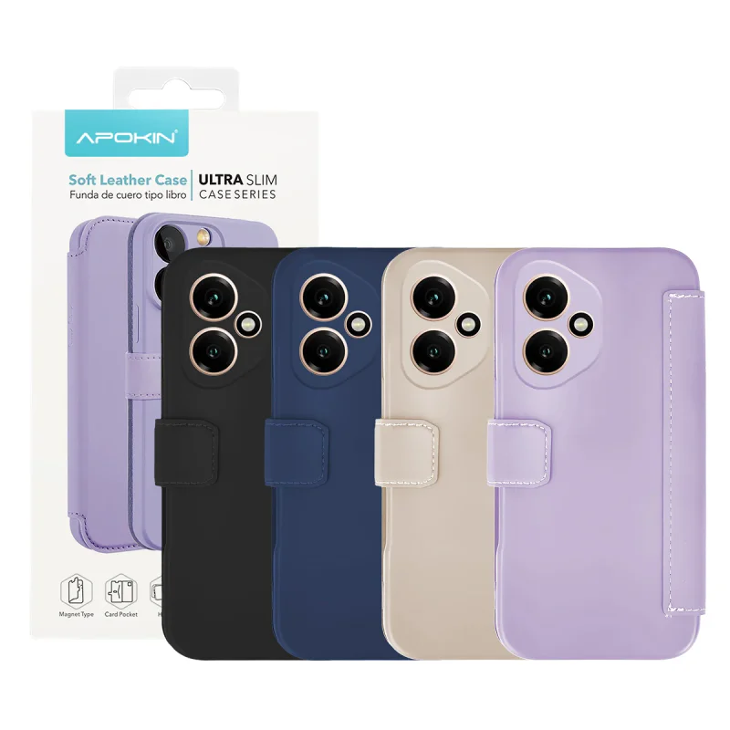 Capa Apokin para Honor 600 Silicone Macio Preto