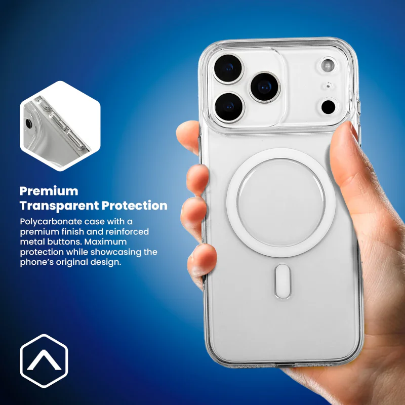 Capa em Policarbonato Apokin para iPhone 16 Pro Max com MagSafe Preto - Imagem 6