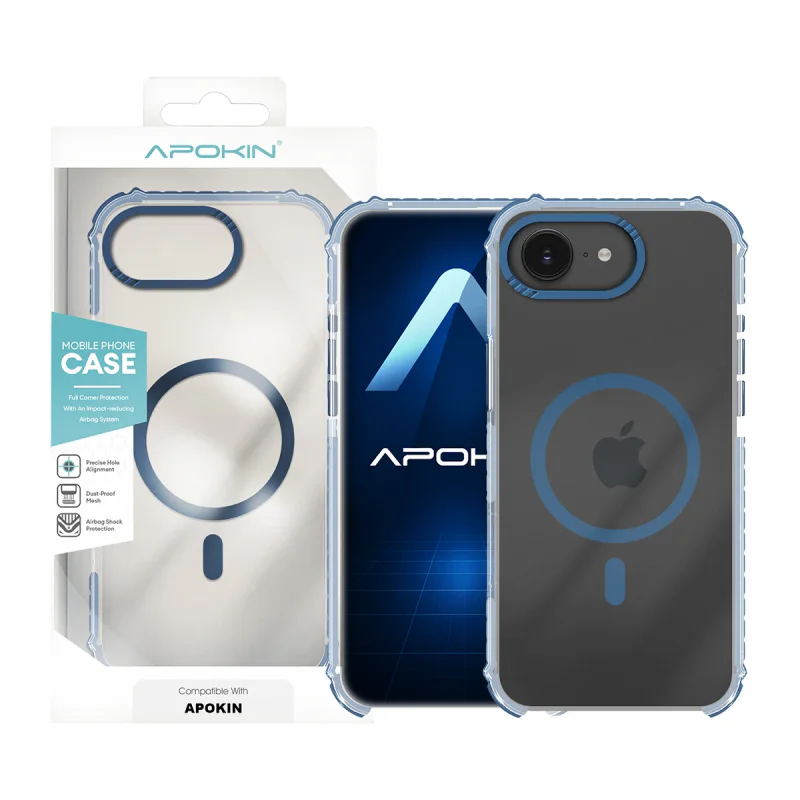 Capa Rock Apokin para iPhone 16e e 17e com MagSafe Variedade de cores - Imagem 3
