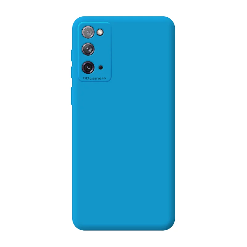 Capa Apokin para Samsung Galaxy S20 Silicone Macio com Proteção de Câmara 3D Vermelho - Imagem 2