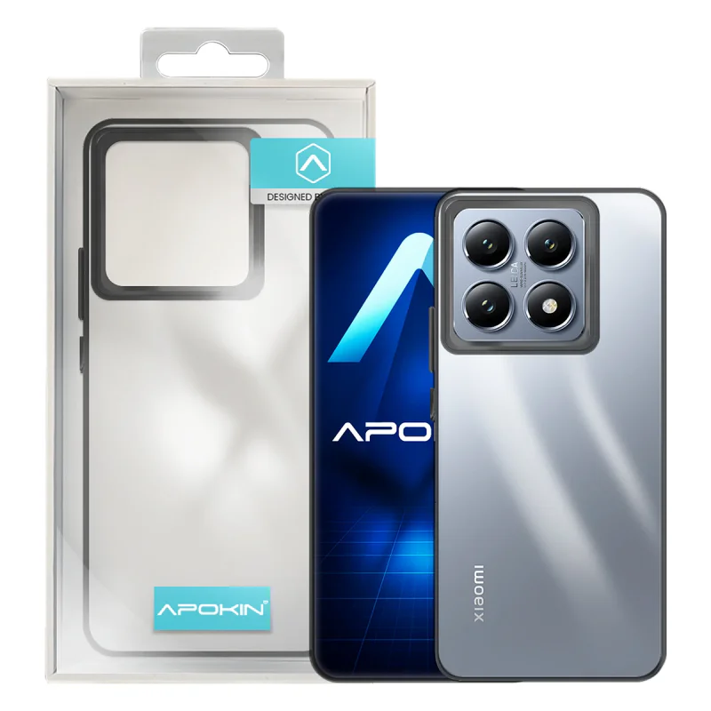 Capa Apokin para Xiaomi 14T Pro Acrílica Transparente Branco - Imagem 2
