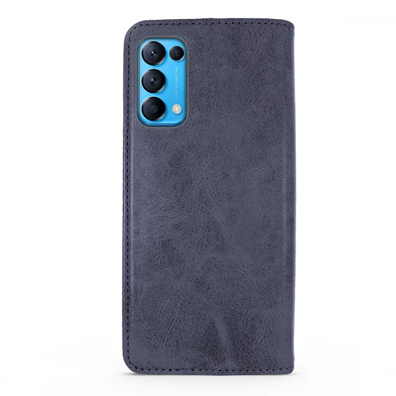 Capa Apokin para Oppo Find X3 e Find X3 Pro em Pele Sintética com Porta-Cartões Rosa - Imagem 2