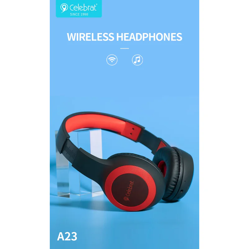Auscultadores Bluetooth Apokin Celebrat A23 com Fita de Cabeça Preto - Imagem 4