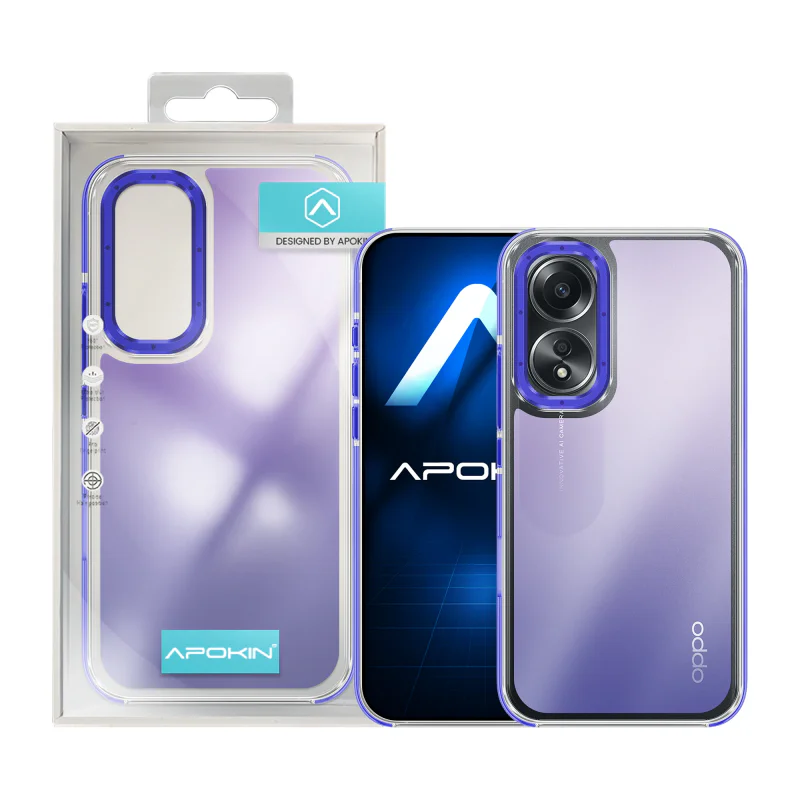 Capa Apokin para Oppo A38 4G Efeito Camaleão Prata - Imagem 5