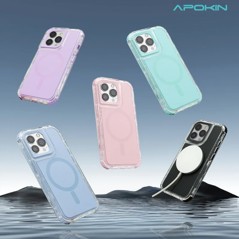 Capa Bumper Apokin Urban para iPhone 14 Pro Max com MagSafe Verde - Imagem 2