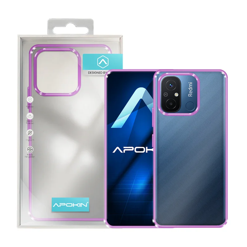 Capa Apokin para Xiaomi Redmi 12C Antichoque Acrílica Transparente - Imagem 4
