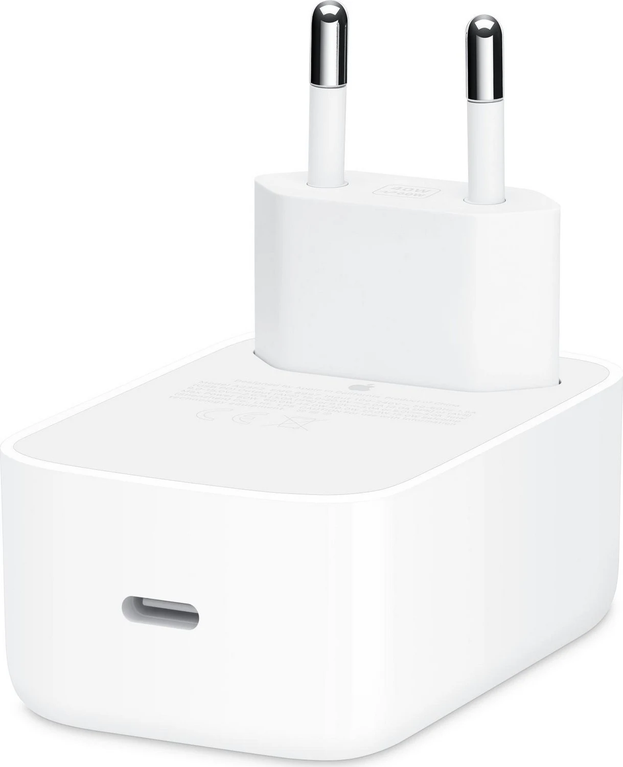 Carregador Apple USB-C 40W com Potência Dinâmica até 60W Branco