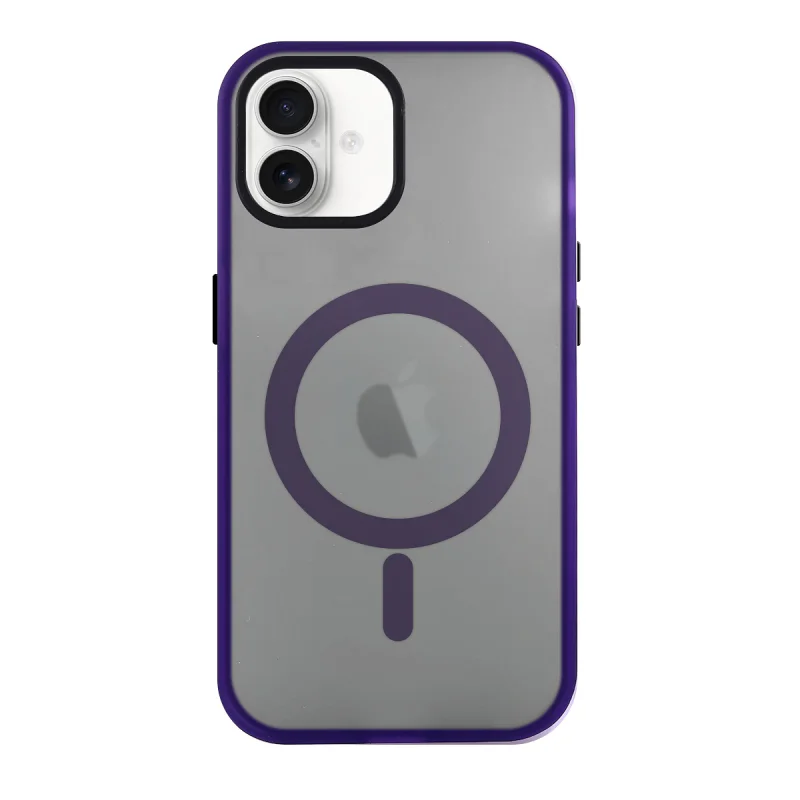 Capa Apokin Xycolt para iPhone 16 Acabamento Fumado com MagSafe Azul - Imagem 5