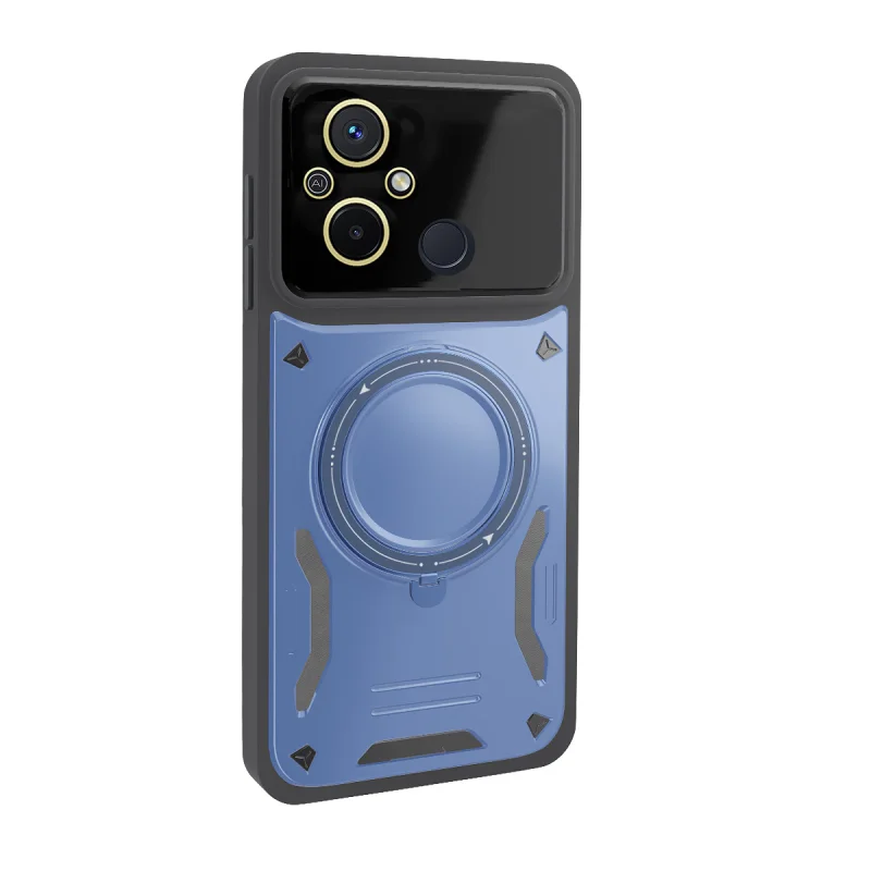 Capa Apokin para Xiaomi Redmi 12C Antichoques com Apoio Preto - Imagem 4