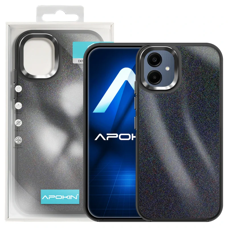 Capa Acrílica com Purpurina Apokin para Samsung Galaxy A06 Variedade de cores - Imagem 6