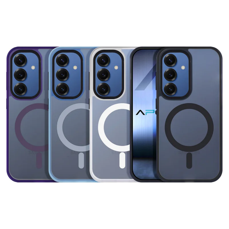 Capa Apokin Xycolt para Samsung Galaxy S25 Acabamento Fumado com MagSafe Preto - Imagem 1