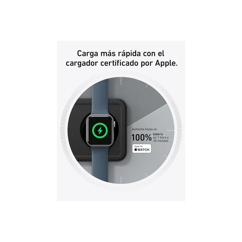 Base de Carregamento Sem Fios 3 em 1 Apokin Anker MagGo Qi2 15 W Preto - Imagem 4