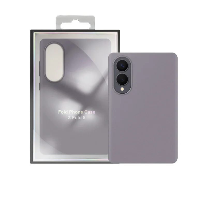 Capa Apokin para Samsung Galaxy Z Fold 8 Silicone Líquido Preto - Imagem 5