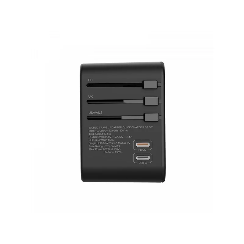 Adaptador Internacional Apokin Wiwu UA-303 com Base de Carga - Imagem 4