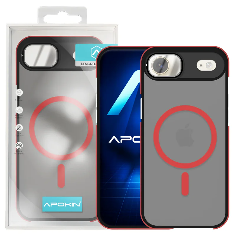 Capa Fumada Apokin com MagSafe e Proteção de Câmara para iPhone 17 Air Azul - Imagem 6
