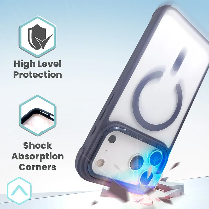 Capa Apokin para iPhone 13 e iPhone 14 em Silicone com MagSafe Variedade de cores - Imagem 2