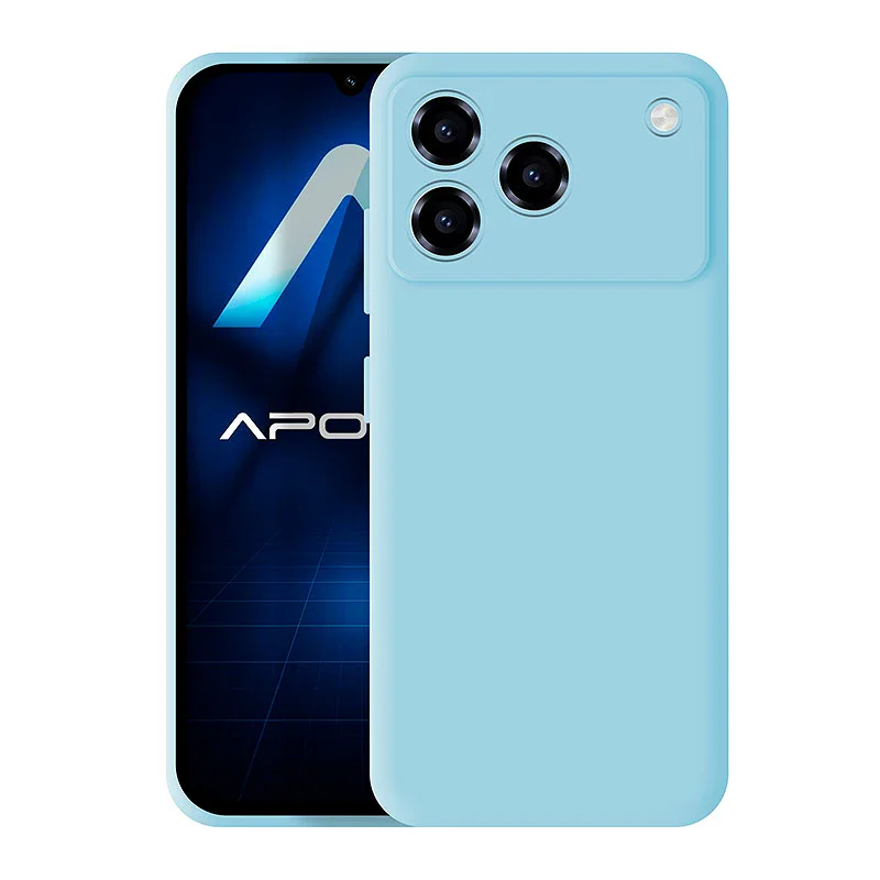 Capa de Silicone Apokin para ZTE Blade A76 Suave Preto - Imagem 6