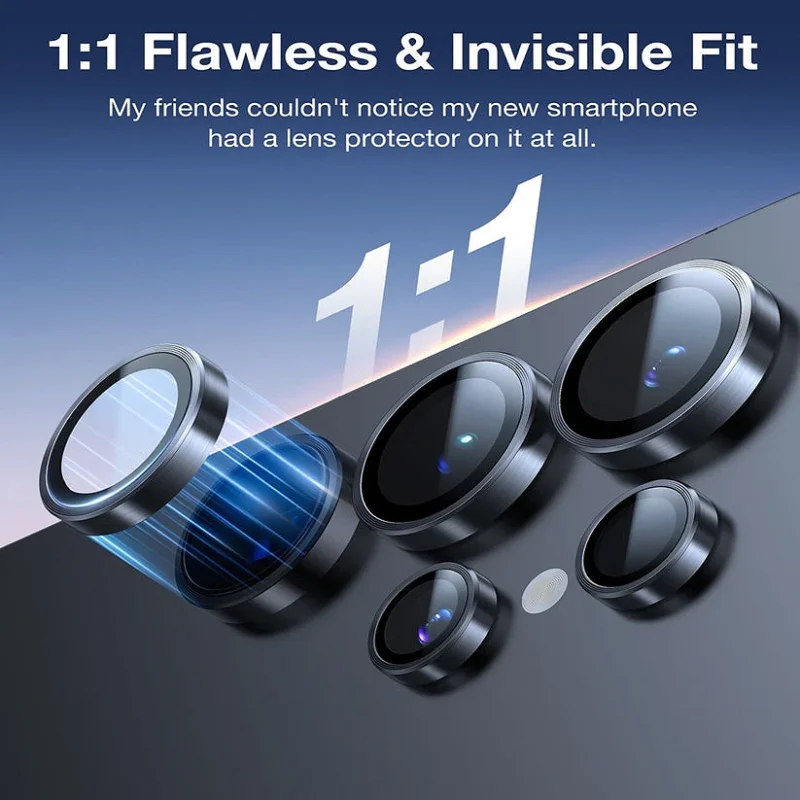 Protetor de Lente Apokin Torras Lensguard para Samsung Galaxy S26 Ultra Preto - Imagem 5
