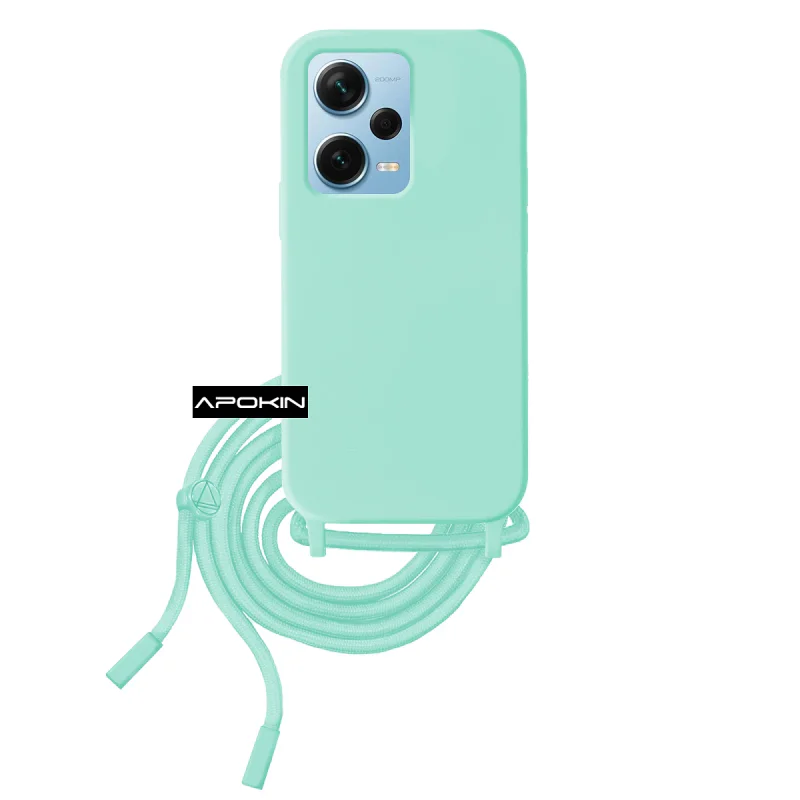 Capa Flexível Apokin para Xiaomi Redmi Note 12 Pro Plus com Cordão Variedade de cores - Imagem 2