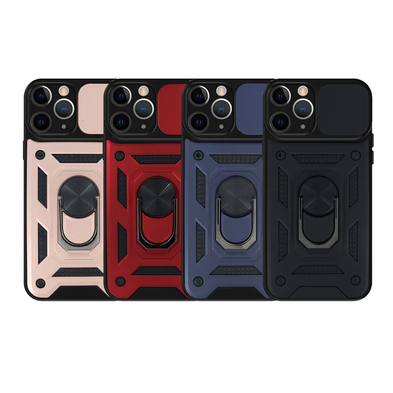 Capa Apokin para iPhone 11 Pro com Anel Íman e Proteção de Câmara Deslizante Variedade de cores