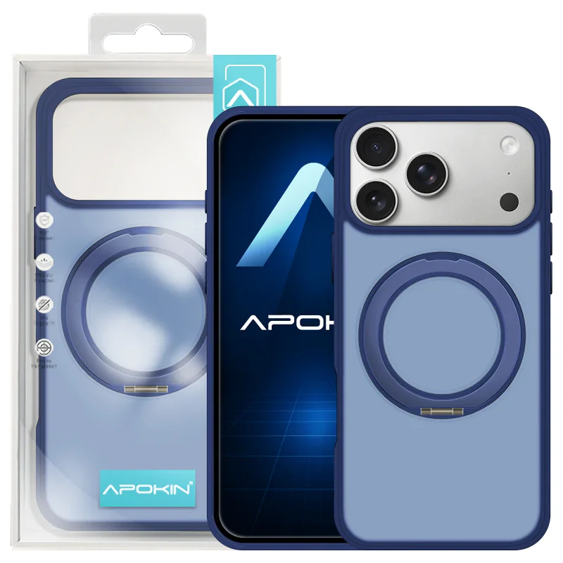 Capa Apokin para iPhone 17 Pro Max / 18 Pro Max Mate com Aro MagSafe Branco - Imagem 4
