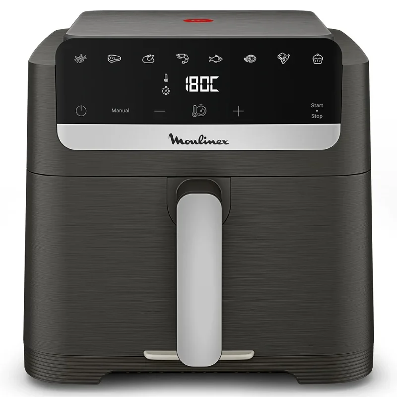 Fritadeira de Ar Moulinex Easy Fry Mega Compact EZ866H 7,5 L 2020 W 8 Programas Cinzento Escuro