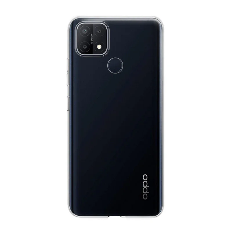 Capa de Silicone Apokin para Oppo A15 2,0 mm Transparente