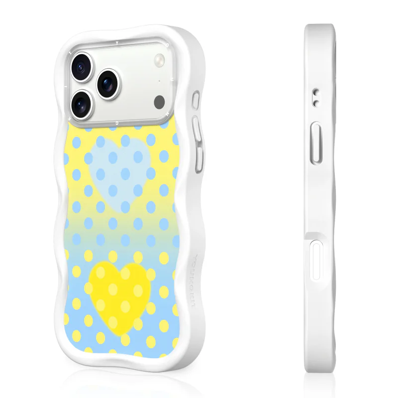 Capa Youngkit para iPhone 16 Pro Big Wave Sweetheart com MagSafe Branco - Imagem 2