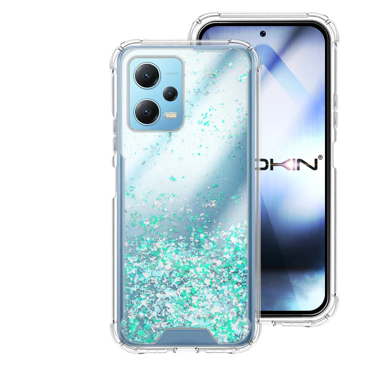 Capa Apokin para Xiaomi Redmi Note 12 4G Gel Transparente com Purpurina Variedade de cores - Imagem 4