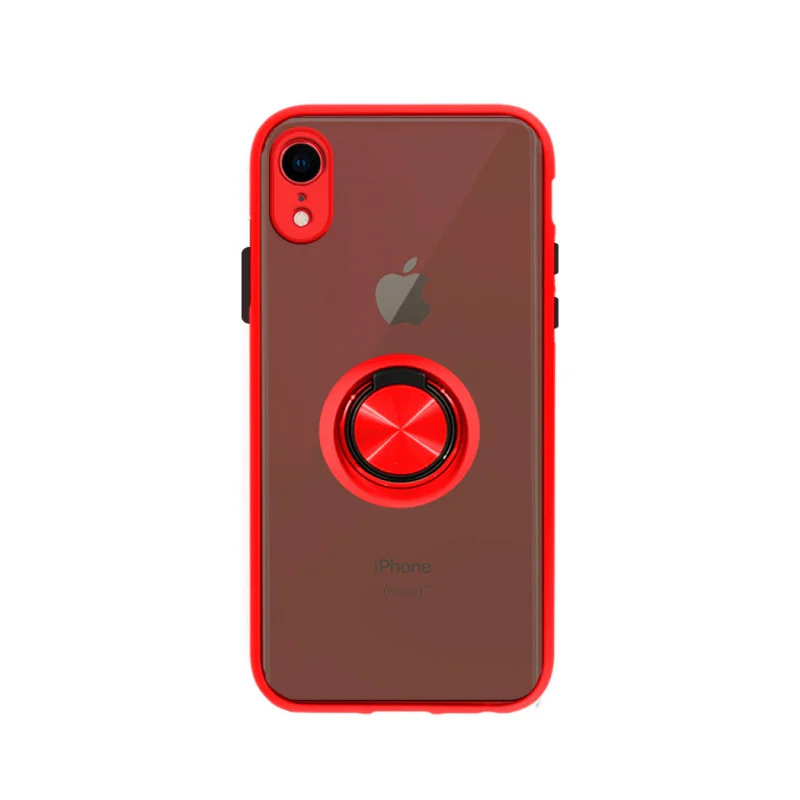Capa Gel Apokin para iPhone XR Magnética com Suporte Fumada Azul - Imagem 4