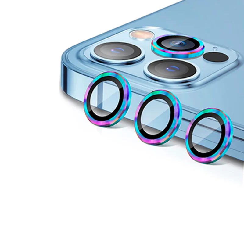 Protetor de Câmara Apokin iPhone 11 e 12 mini em Alumínio Ouro Rosa - Imagem 5