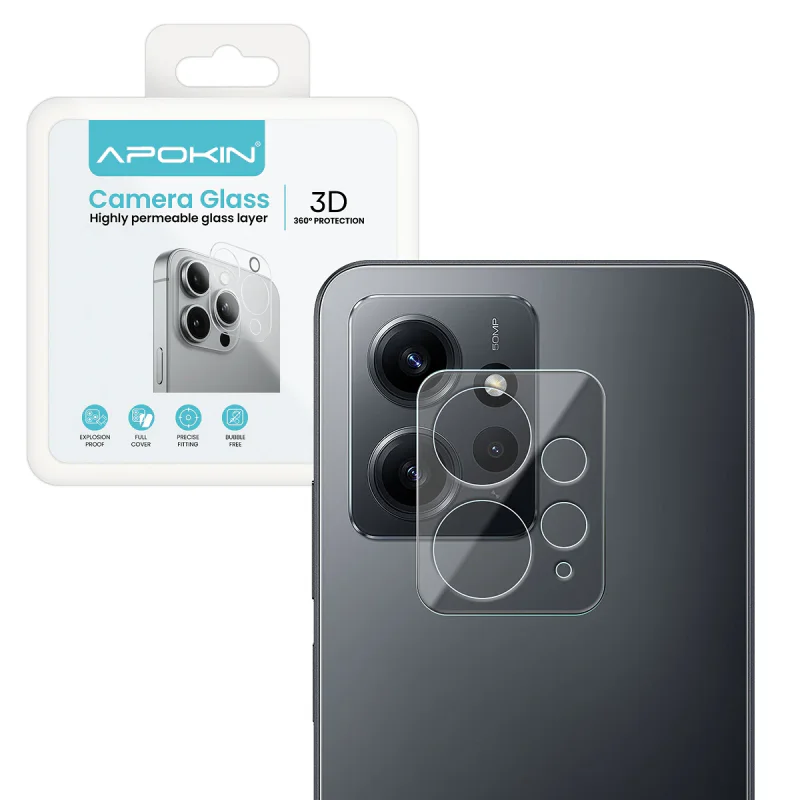 Protetor de Câmara Apokin em Vidro Temperado para Xiaomi Redmi Note 12 4G