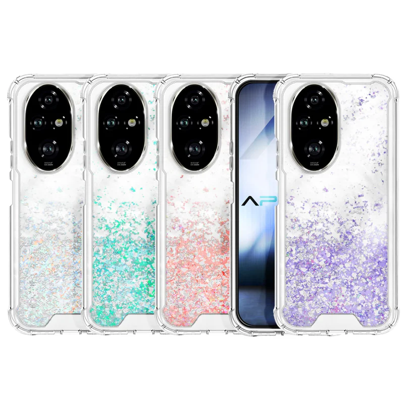 Capa Apokin para Honor 200 Gel Transparente com Glitter Variedade de cores - Imagem 1