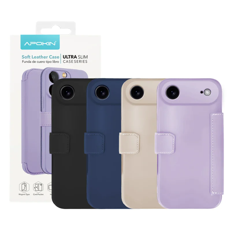 Capa Apokin para iPhone 17 Air Silicone Suave Variedade de cores