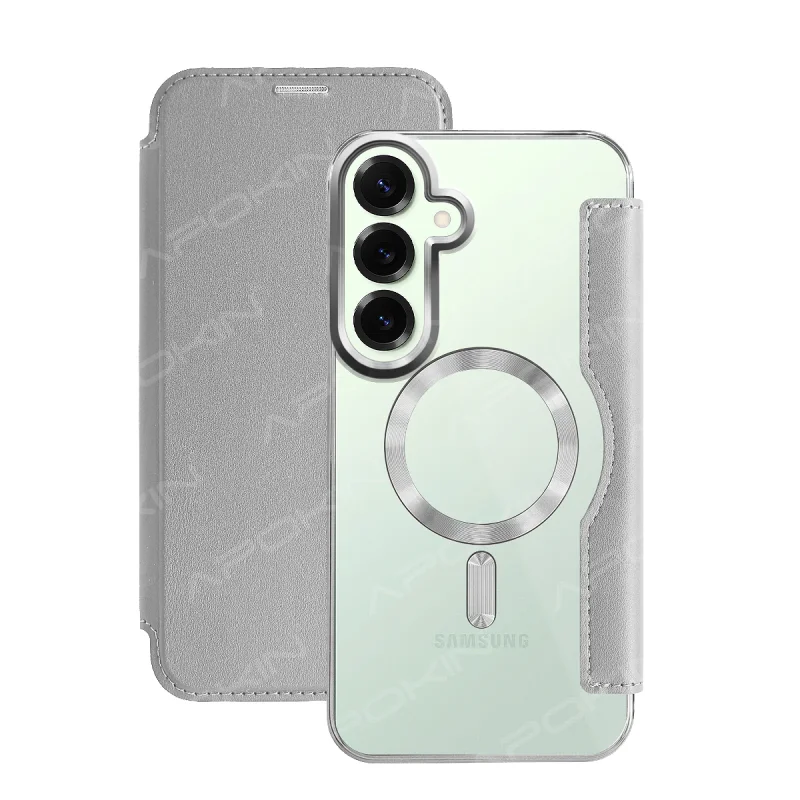 Capa Apokin Mocome Cromada com MagSafe para Samsung Galaxy S25 Plus Variedade de cores - Imagem 5