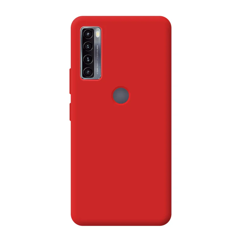 Capa Apokin para TCL 20 SE em Silicone Suave com Proteção de Câmara 3D Preto - Imagem 5