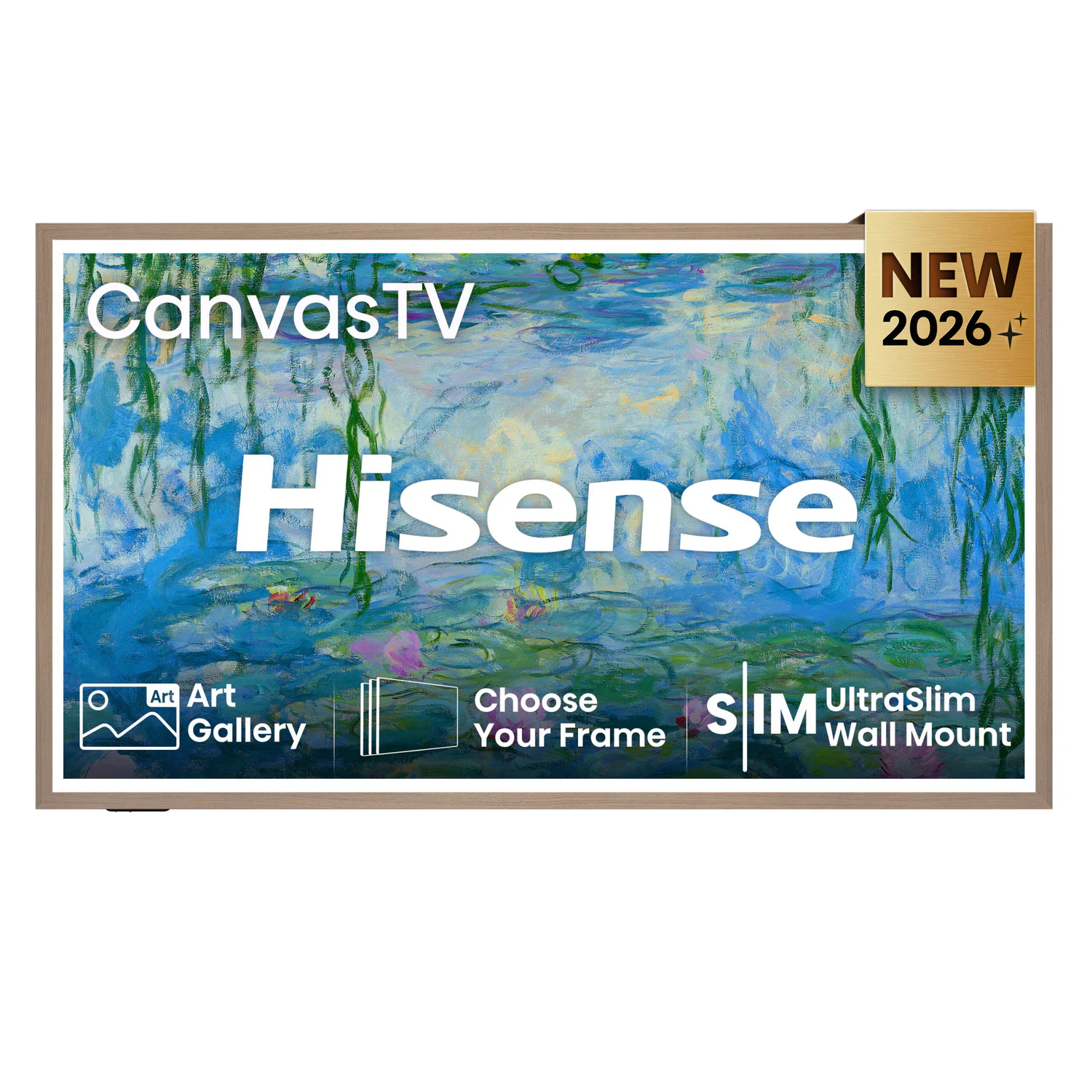 Smart TV Hisense CanvasTV S7S 65S7S 65" 4K QLED 144 Hz Ecrã Hi-Matte VIDAA